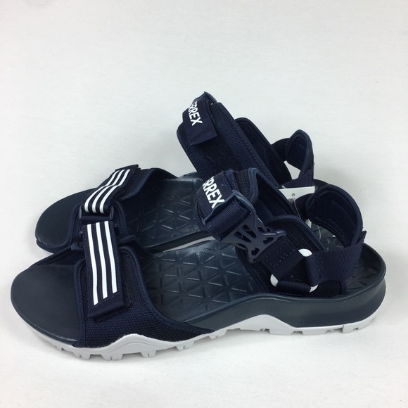 Adidas Cyprex Ultra Sandal DLX Terrex Hiking Blue Men's Sz 10 new